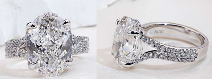 The 10.07ct Lab Diamond Ring