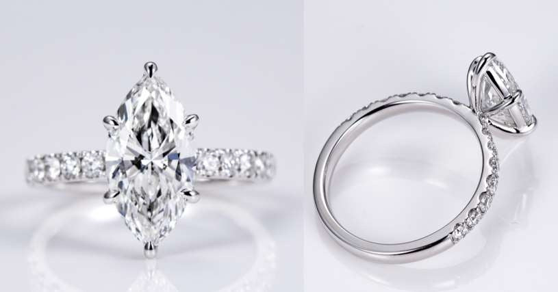 The 3.09ct Lab Diamond Ring