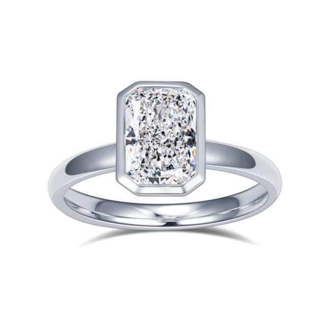 The Radiant 2.01ct Lab Diamond Ring