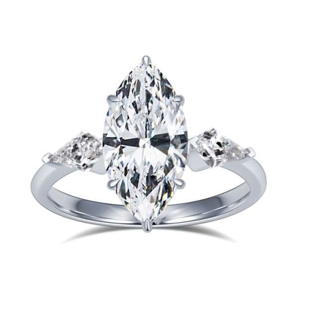 The Marquise 2.01ct Lab Diamond Ring