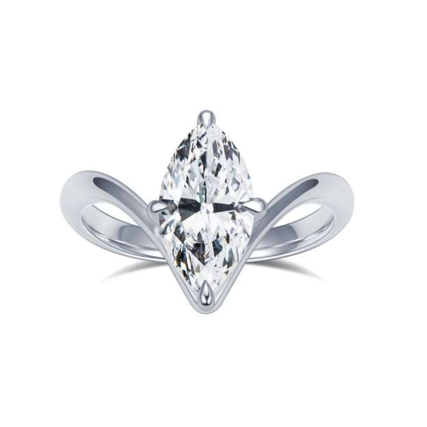 The Marquise 1.51ct Lab Diamond Ring