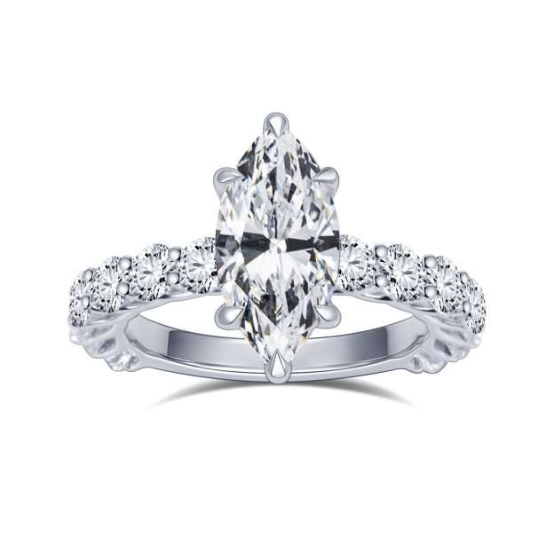 The Marquise 2.01ct Lab Diamond Ring