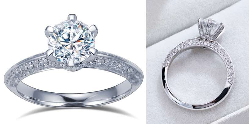 The Round 5.03ct Lab Diamond Ring